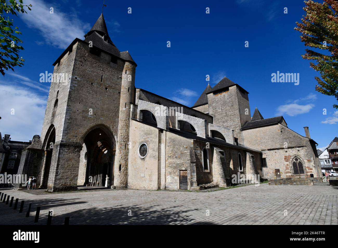 Oleron Ste Marie, St Marie church France, Pyrenees Atlantiques, Stock Photo