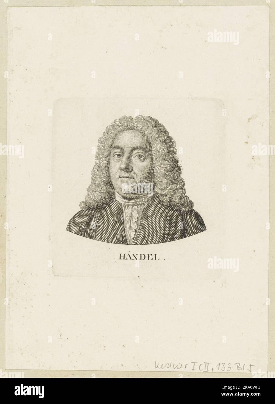 George frideric handel portrait hi-res stock photography and images - Alamy