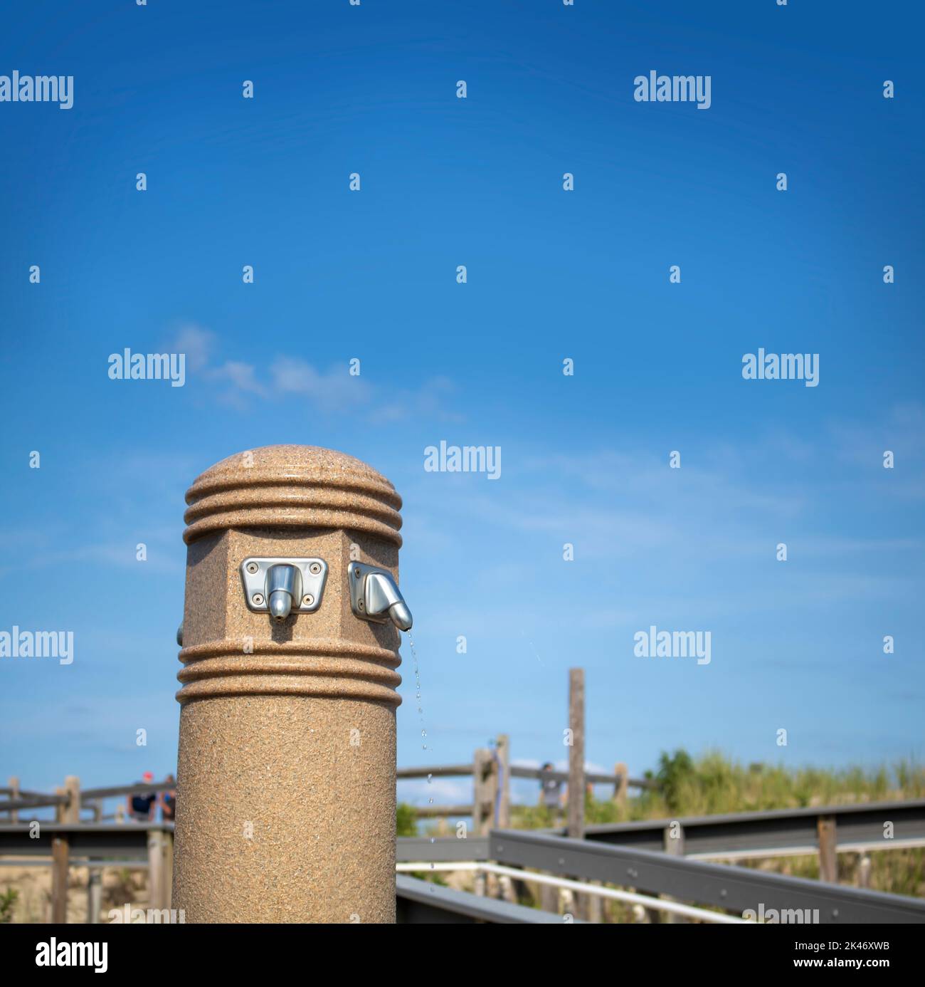 remove sand and saltwater with beach public outdoor shower pluming