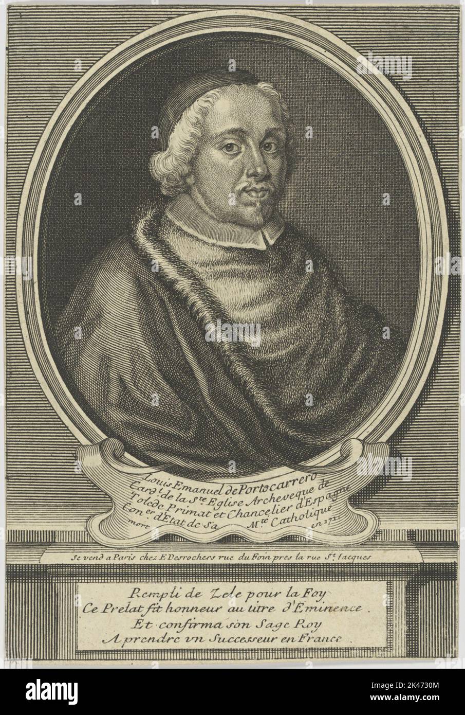 Bildnis des Louis Emanuel de Portocarrero Stock Photo Alamy
