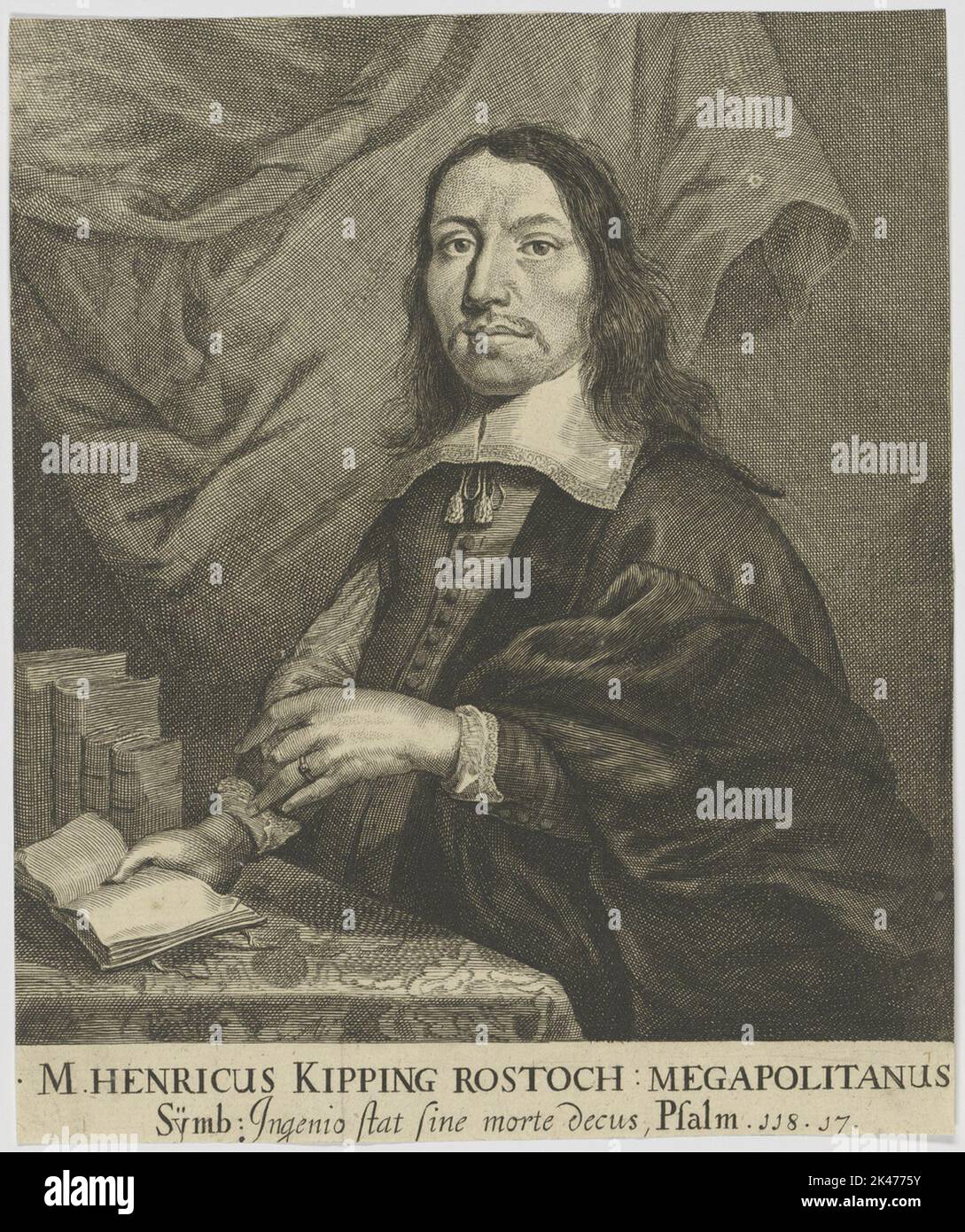 Portrait of Henricus Kipping Stock Photo
