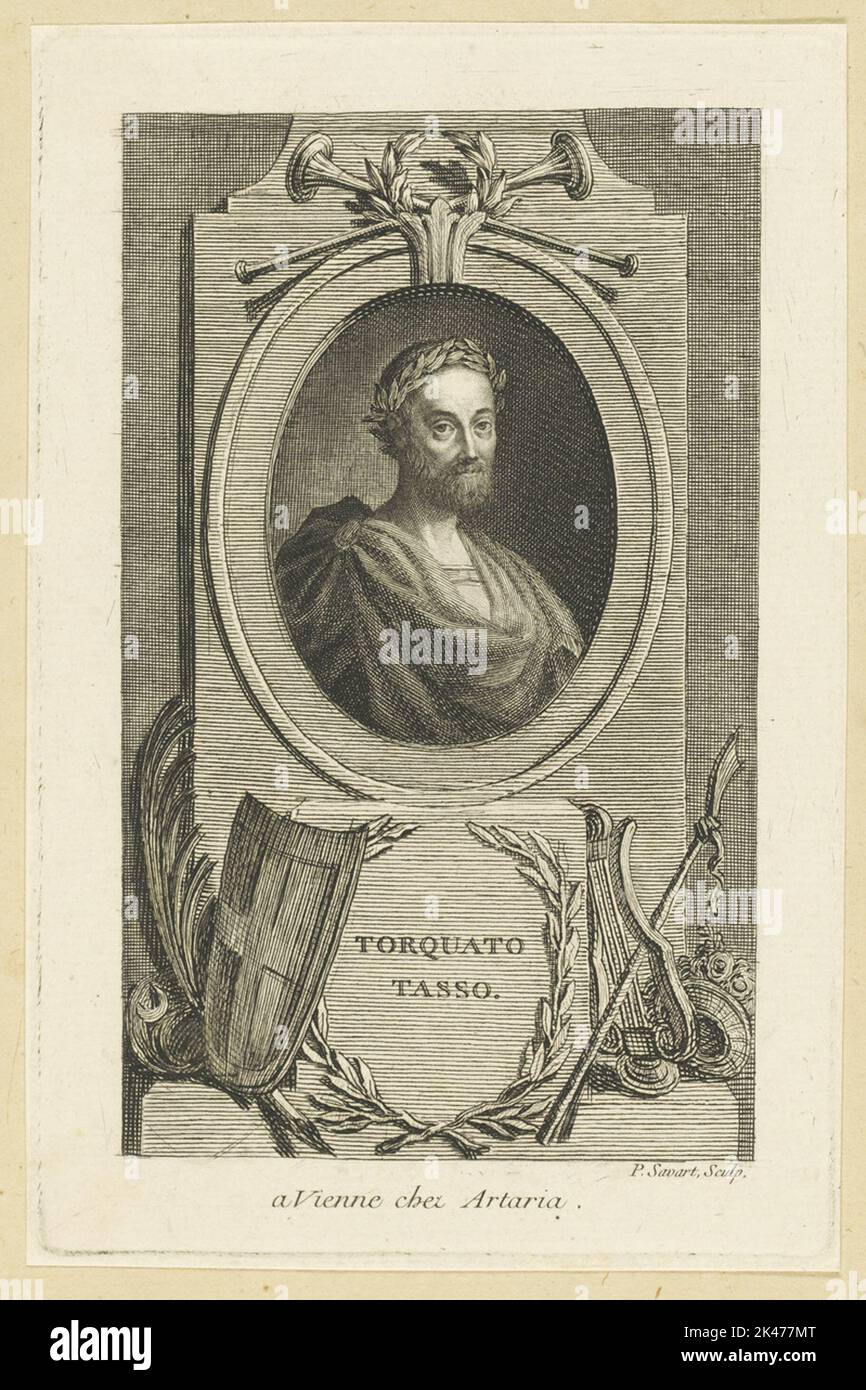 Portrait of Torquato Tasso Stock Photo - Alamy