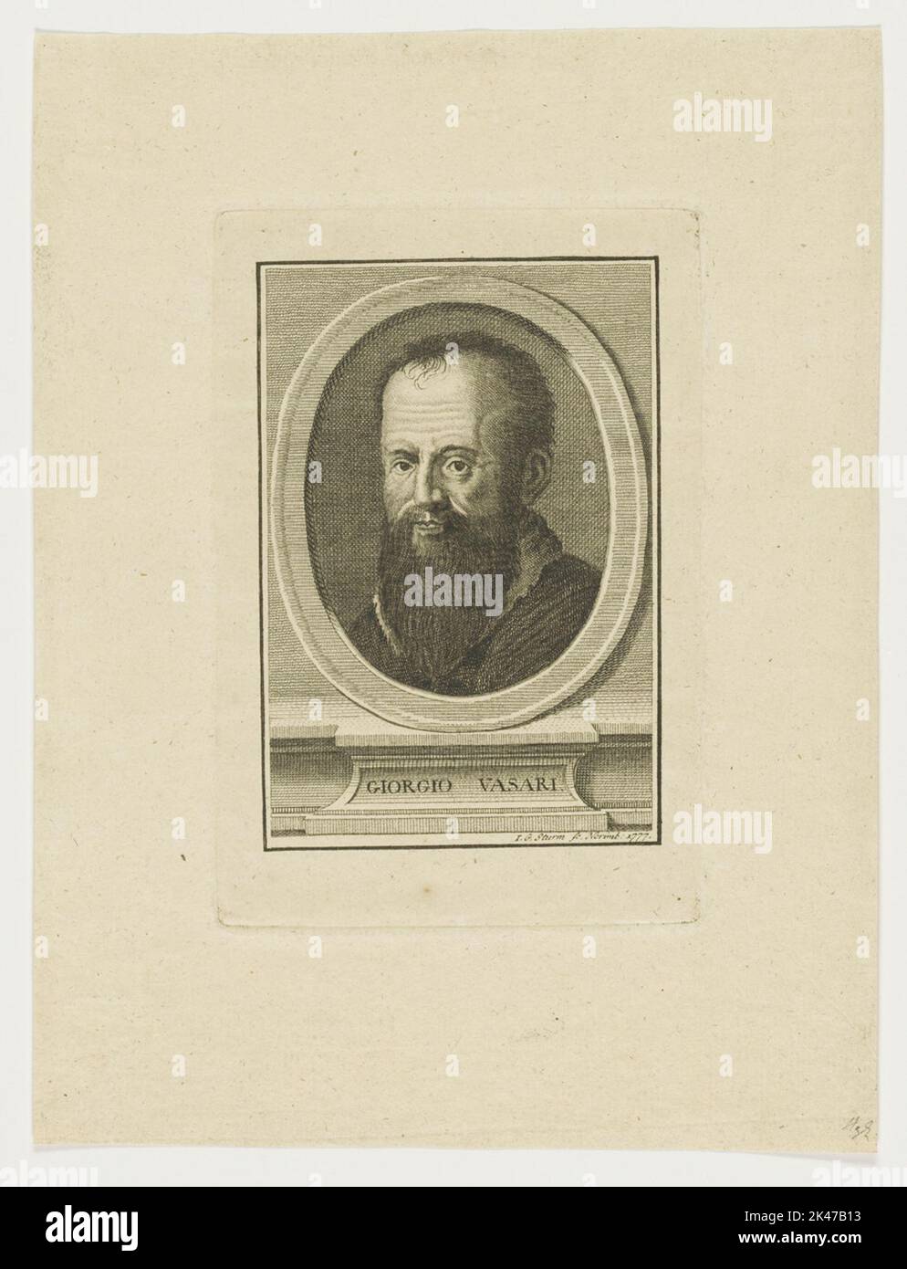Portrait of Giorgio Vasari Stock Photo - Alamy