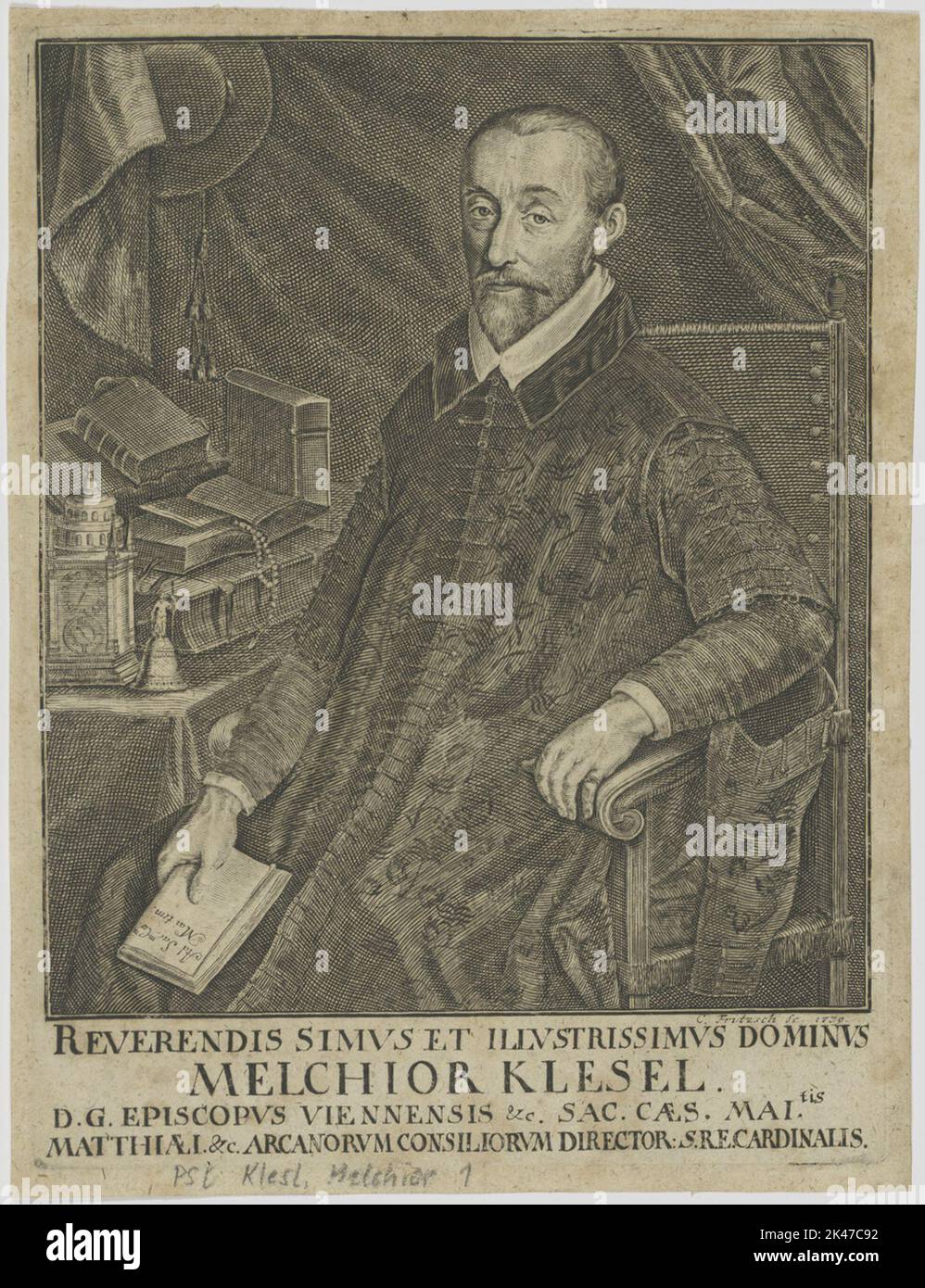 Portrait of the Melchior Klesel Stock Photo Alamy