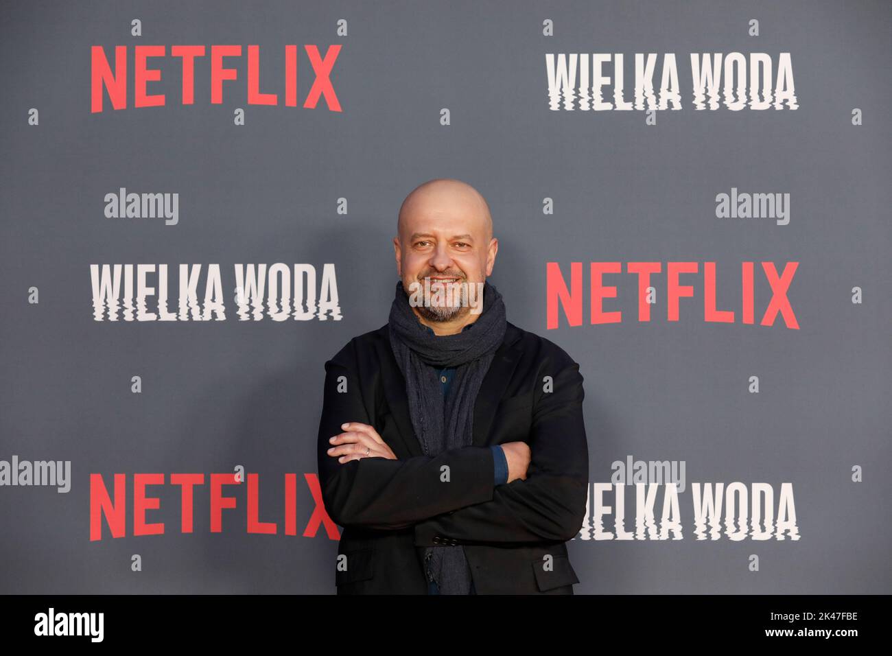 Wroclaw, Poland. September 30th 2022.World premiere of Netflix tv series 'High water' at National Forum of Music. Pictured: director Bartlomiej Ignaciuk     © Piotr Zajac/Alamy Live News Stock Photo