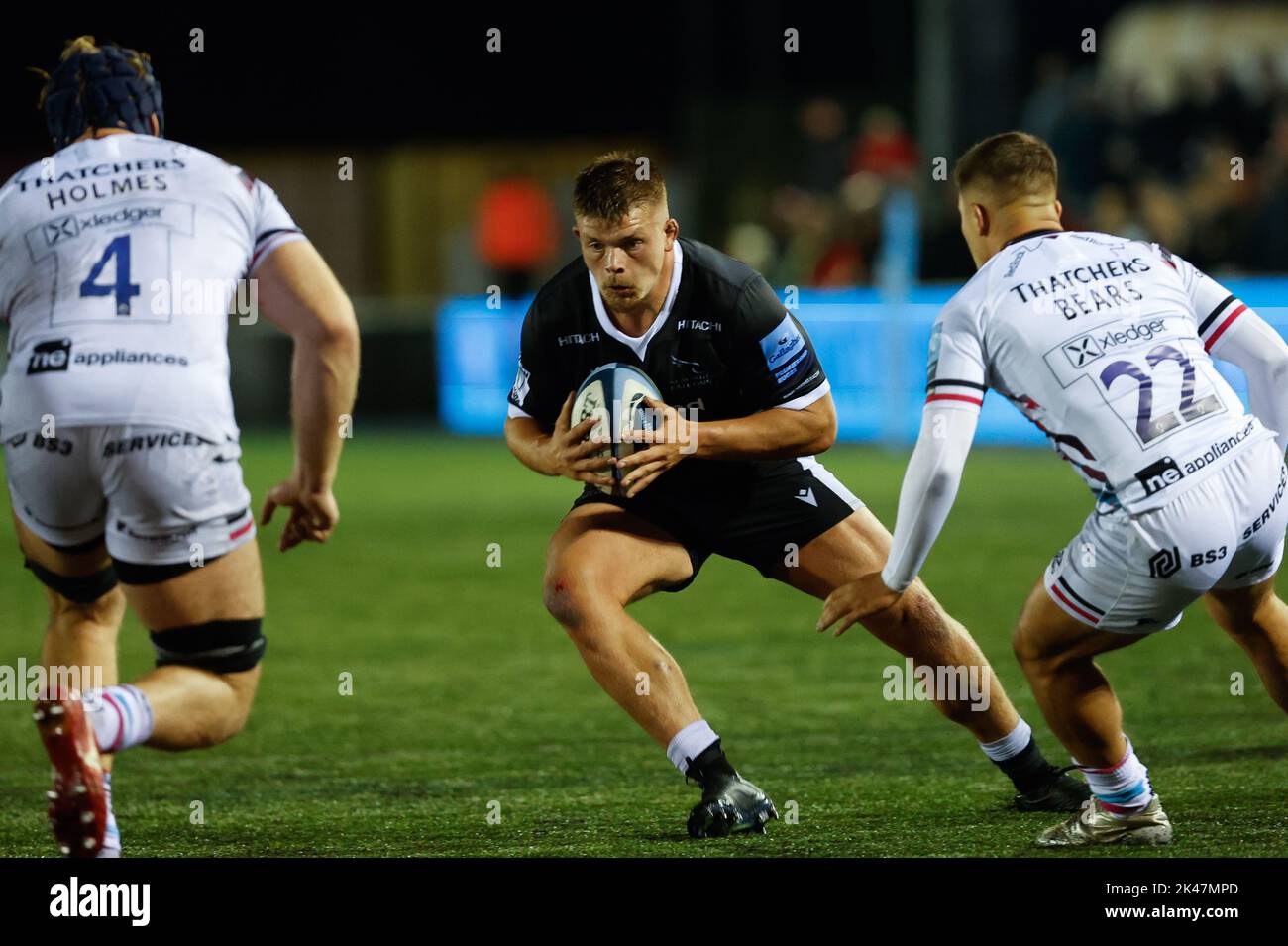 Newcastle, UK. 10th Sep, 2022. Jamie Blamire of Newcastle Falcons in action during the Gallagher Premiership match between Newcastle Falcons and Bristol at Kingston Park, Newcastle on Friday 30th September 2022. (Credit: Chris Lishman | MI News) Credit: MI News & Sport /Alamy Live News Stock Photo