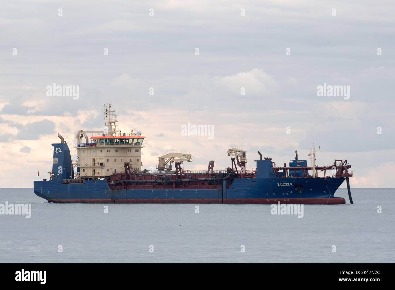 Hopper Dredger Balder R owned by Jan De Nul Group in Gdansk, Poland ...