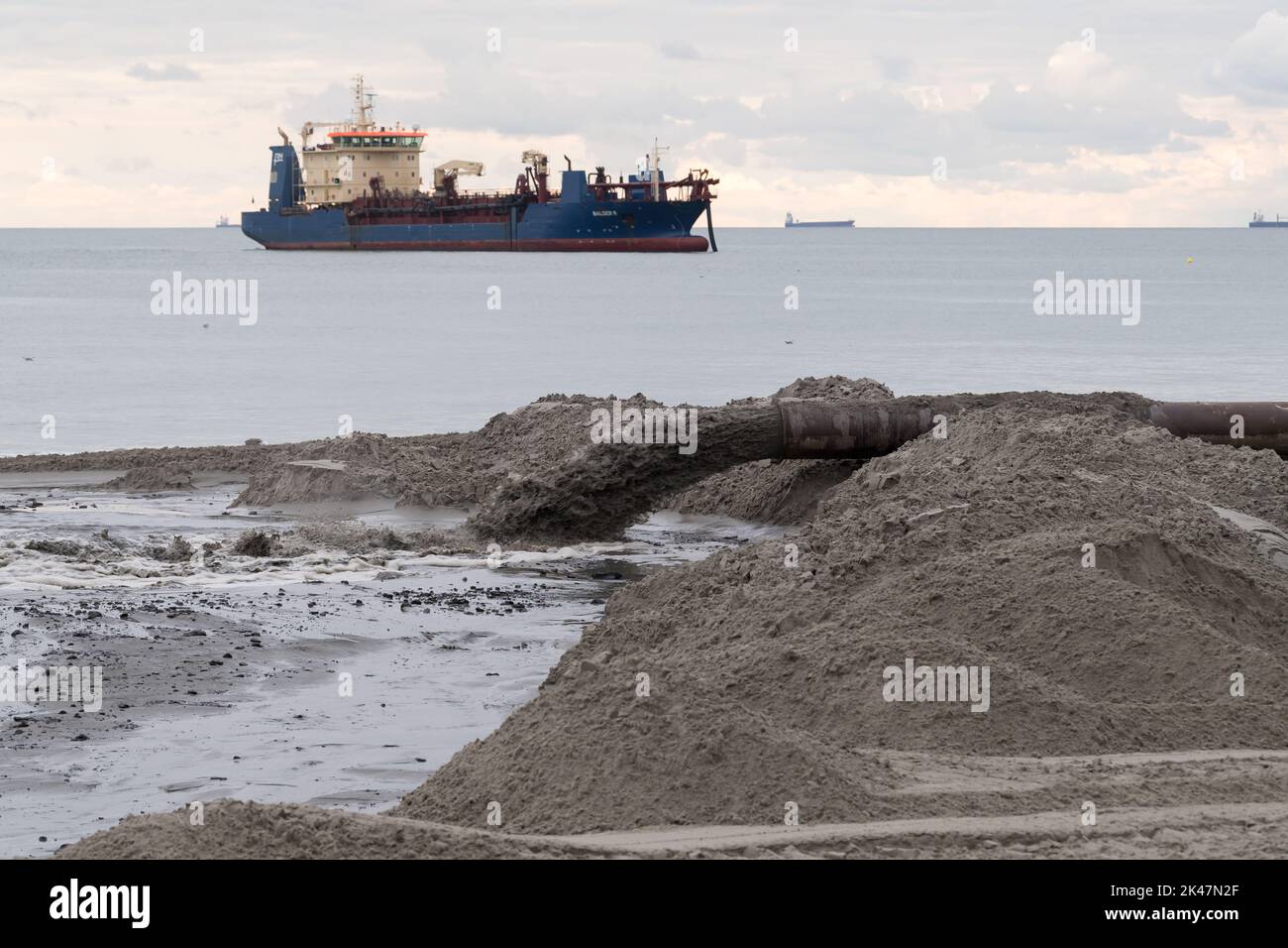 Hopper Dredger Balder R owned by Jan De Nul Group in Gdansk, Poland ...