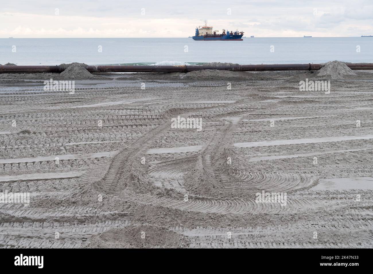 Hopper Dredger Balder R owned by Jan De Nul Group in Gdansk, Poland ...
