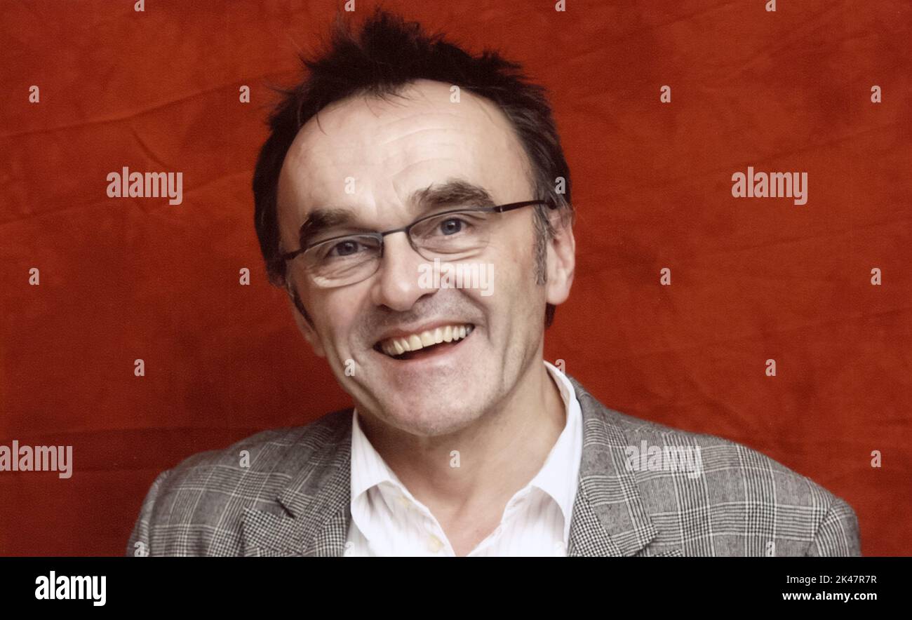 Retro celebrity portraits - Danny Boyle, circa 2008, For Editorial Use