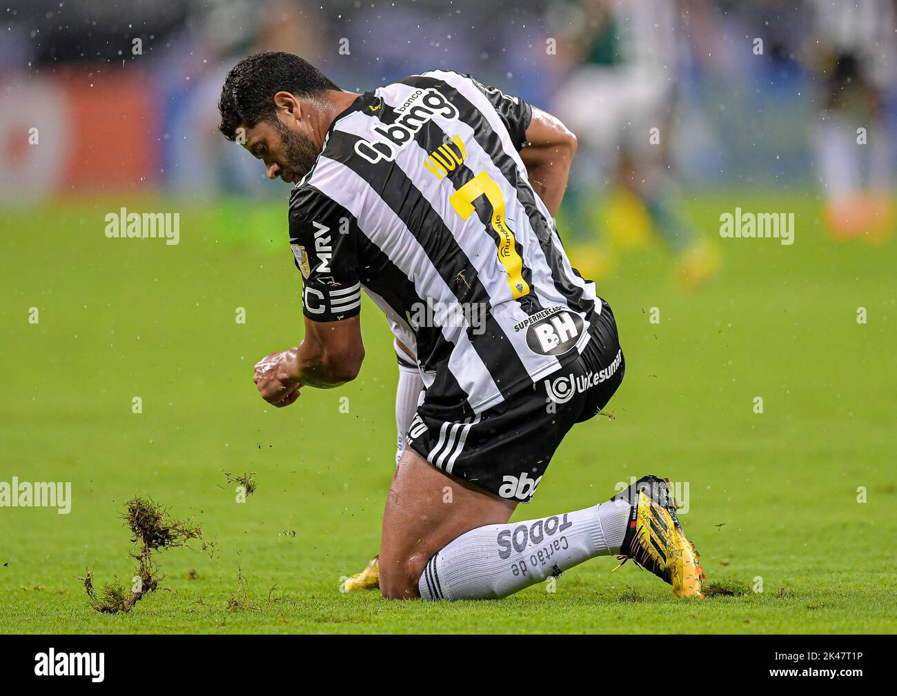 Hulk do Atlético Mineiro, durante a partida entre Atlético Mineiro e Palmeiras, pela 28ª rodada do Campeonato Brasileiro Série A 2022, no Estádio do Mineirão, nesta quarta-feira 28. Stock Photo