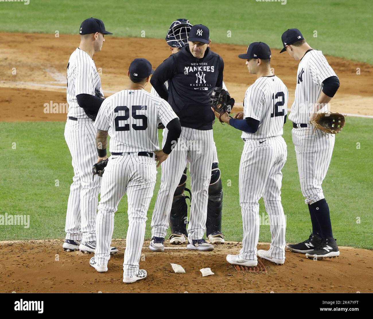 New York City, USA. 30th Sep, 2022. New York Yankees manager Aaron