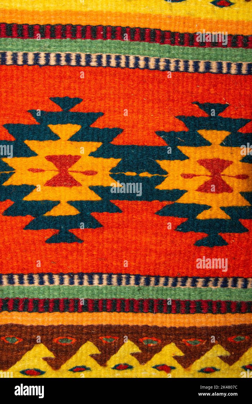 Textile made by artisans of Oaxaca, Mexico Stock Photo Alamy