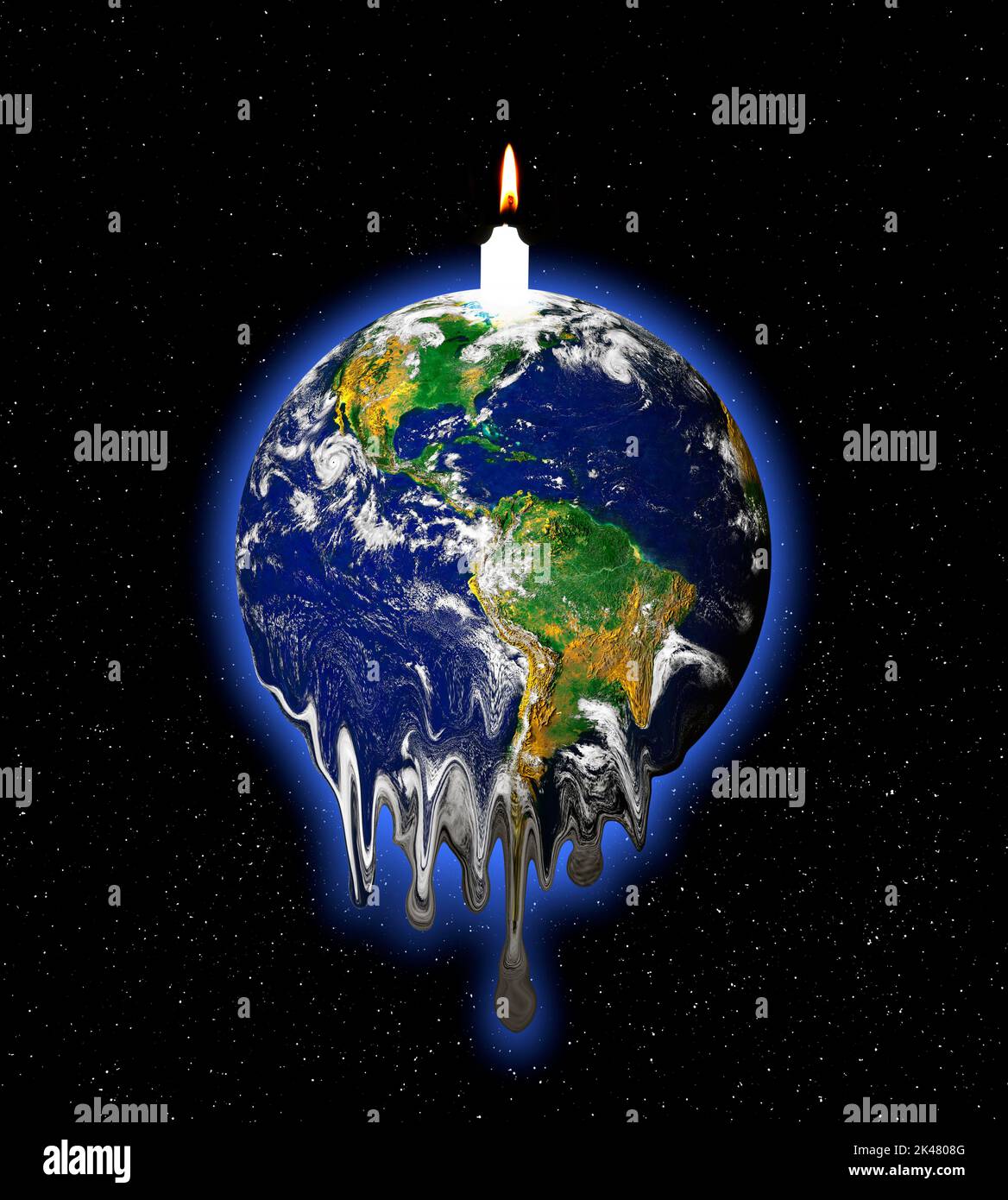 Global warming, conceptual illustration Stock Photo