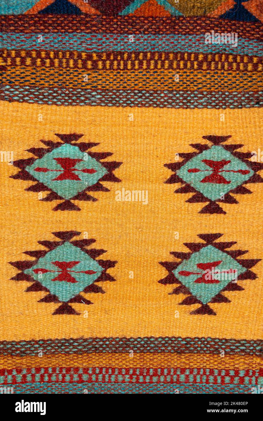 Textile made by artisans of Oaxaca, Mexico Stock Photo Alamy