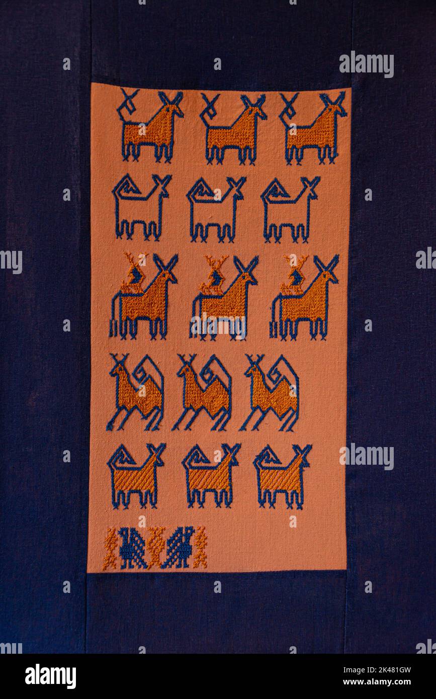 Textile made by artisans of Oaxaca, Mexico Stock Photo Alamy