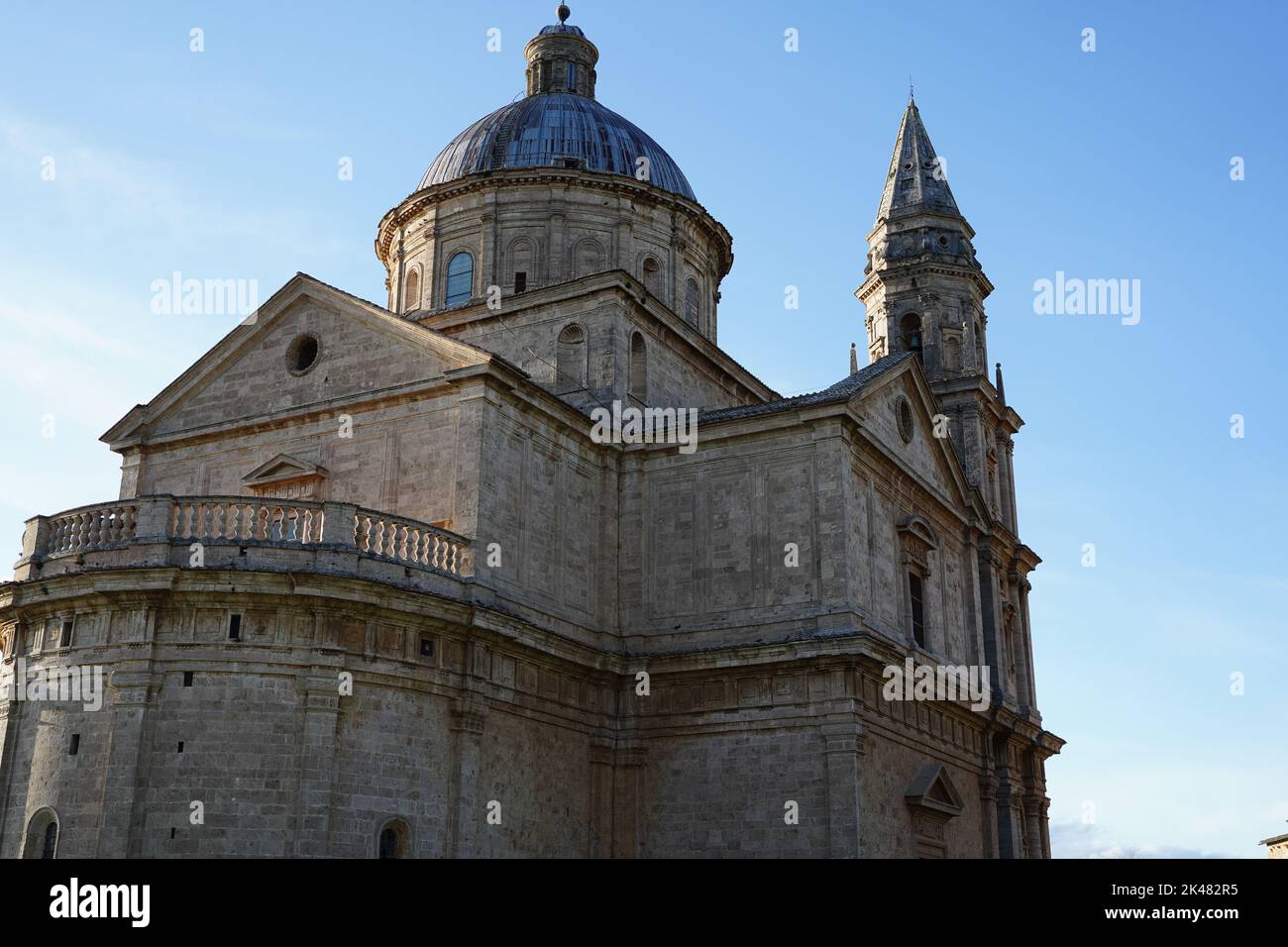Tempio di San Biagio in the Tuscan city of Montepulciano Stock Photo
