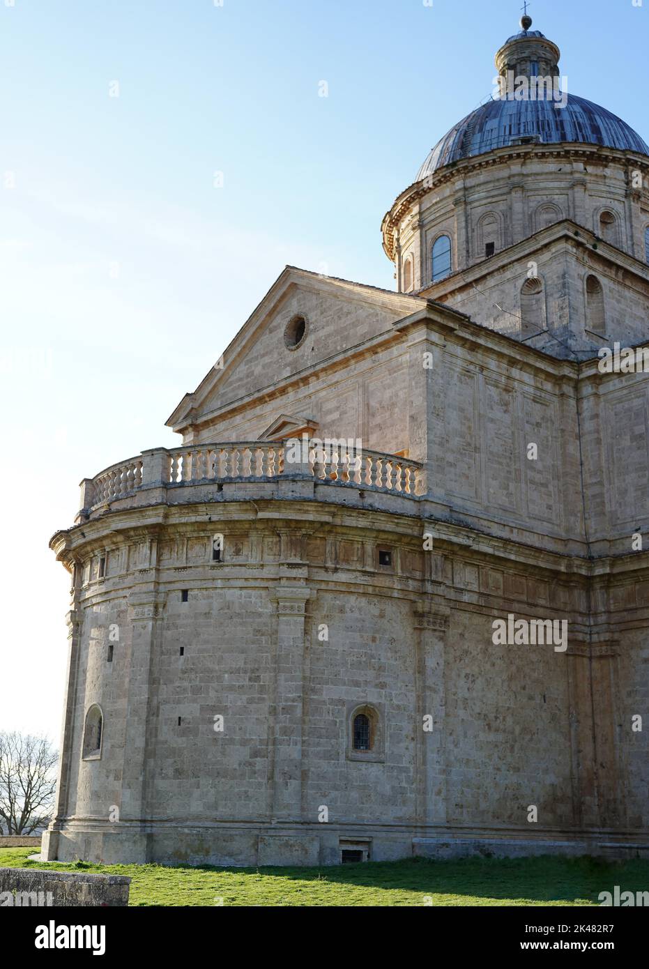 Tempio di San Biagio in the Tuscan city of Montepulciano Stock Photo