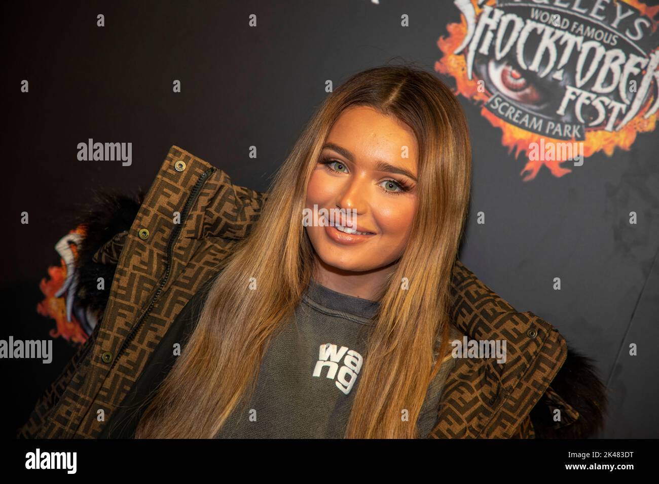 Tulleys Shocktober Fest 2022 VIP Black Carpet Event - The world famous Scream Park, UK's number one Halloween Event! Stock Photo