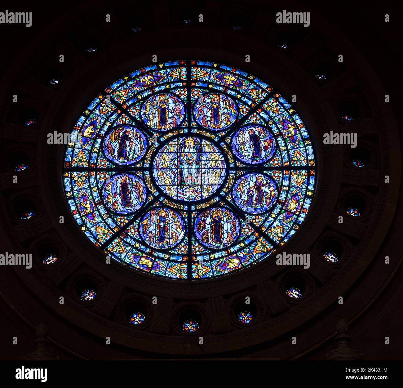 The stainedglass mosaic from the Cathedral of Saint Paul, Minnesota