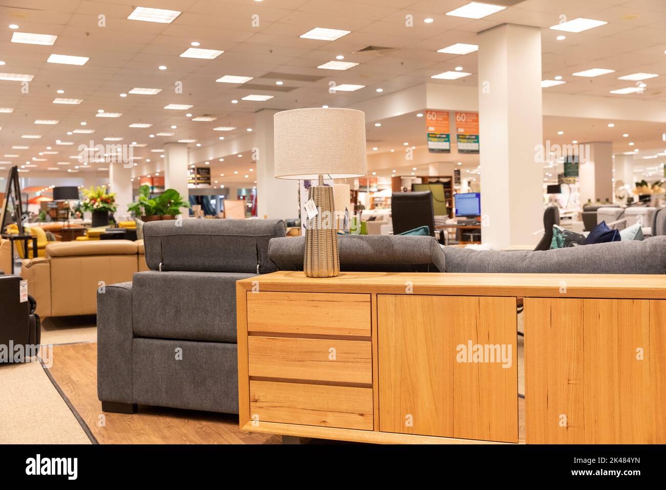 Domayne Harvey Norman furniture and homewares shop store in Sydney