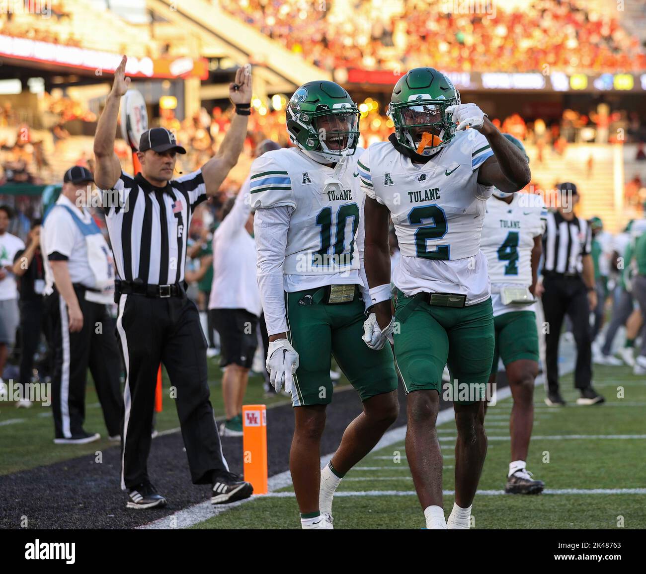 Texas, USA. 30th Sep, 2022. September 30, 2022 Tulane wide receivers