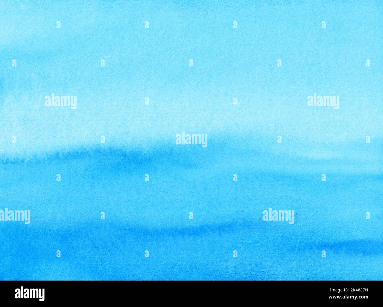 Watercolor sky blue ombre background hand painted Stock Photo Alamy
