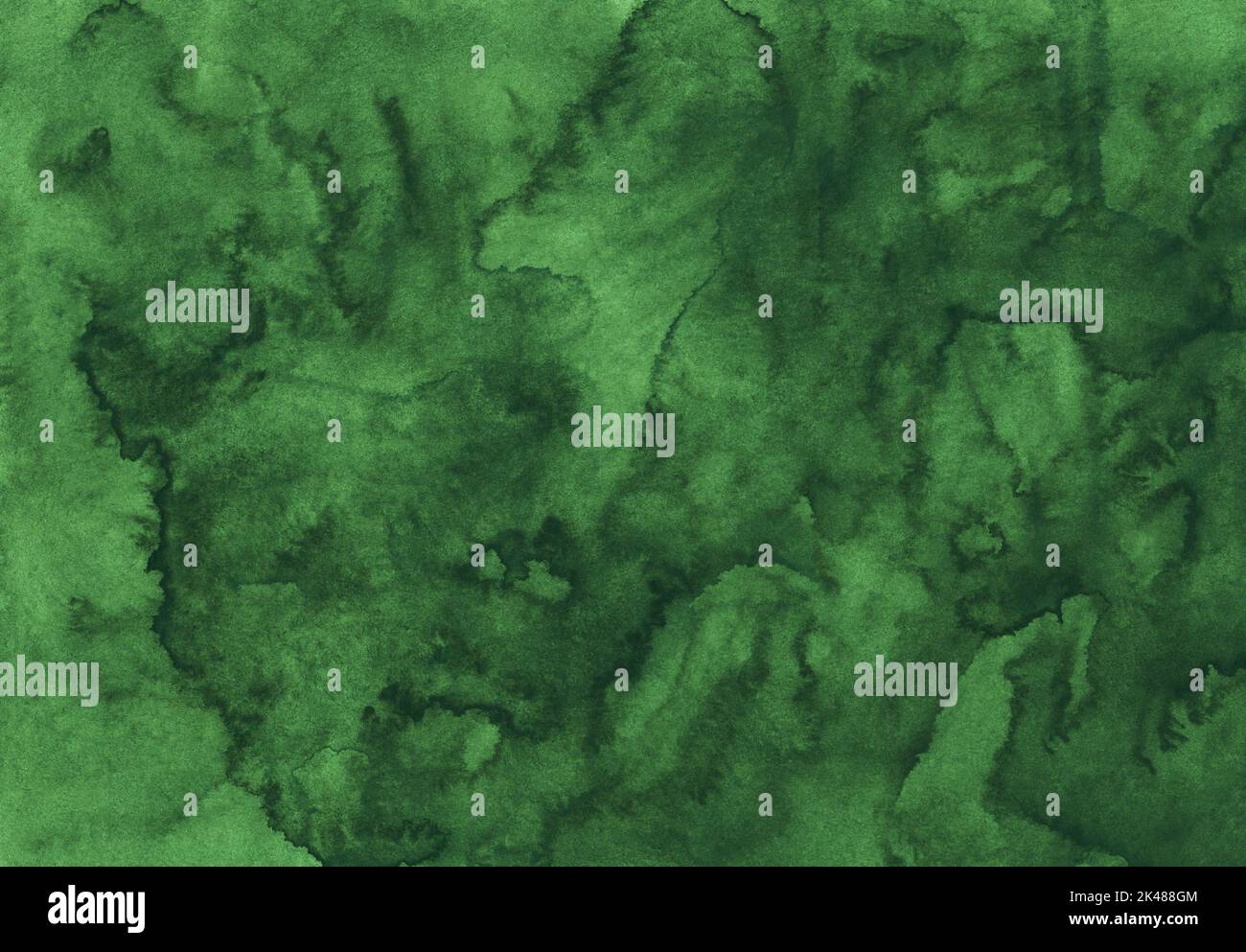 Watercolor deep green background texture. Aquarelle abstract backdrop ...