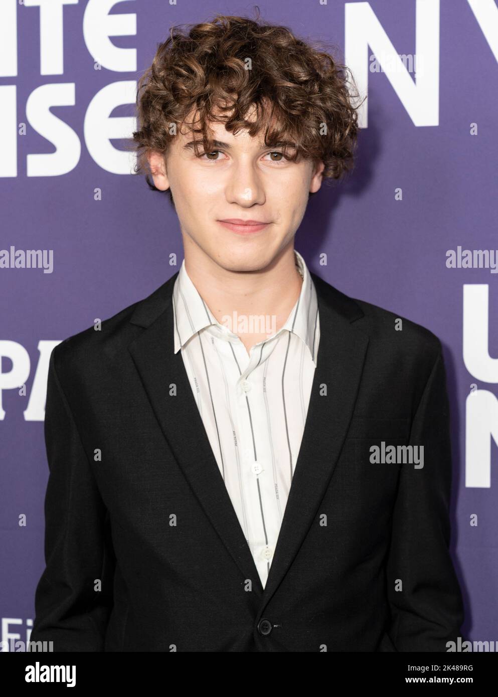 New York, NY - September 30, 2022: Sam Nivola attends screening of