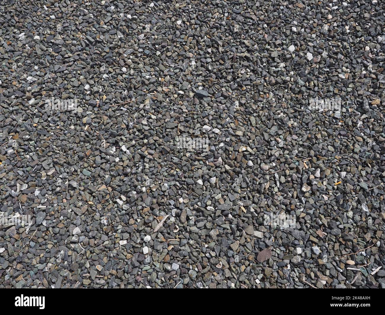 grey gravel texture useful as a background Stock Photo