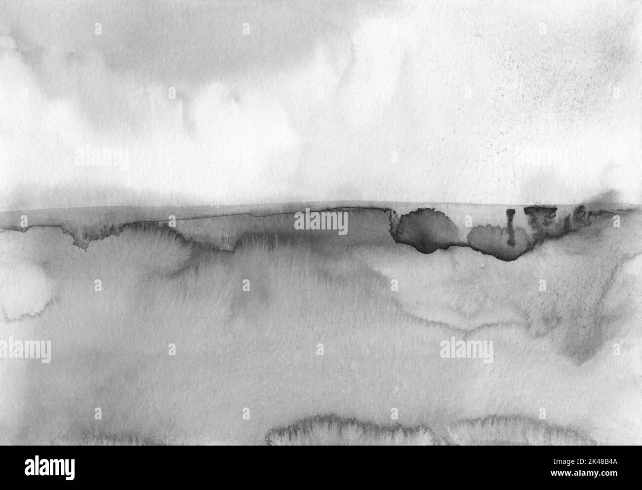 Landscape drawing hand paper Black and White Stock Photos & Images Alamy
