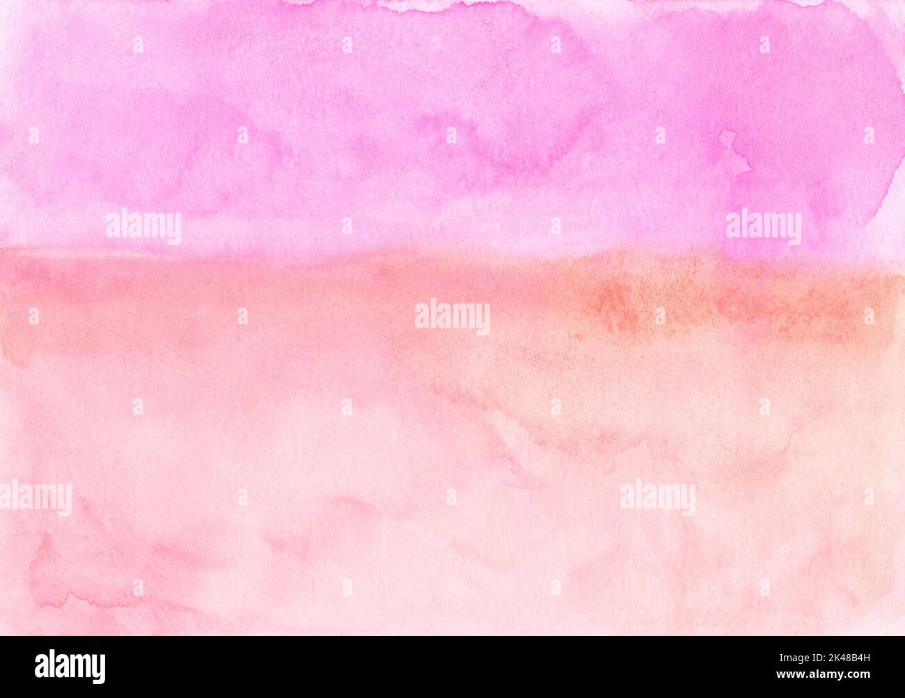 Abstract pastel pink and orange watercolor background texture, hand