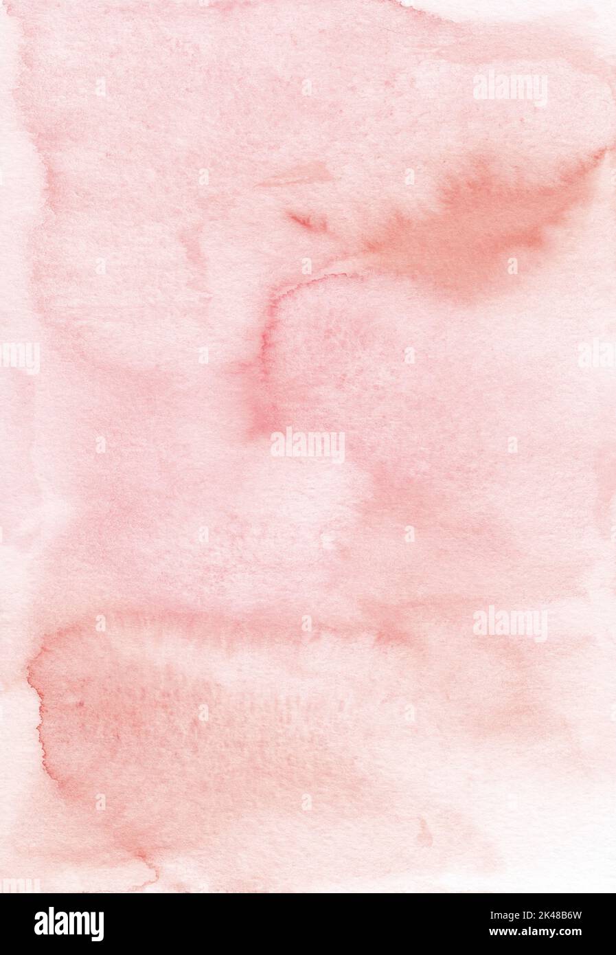 Soft pink watercolor background texture - aquarel paper in pastel