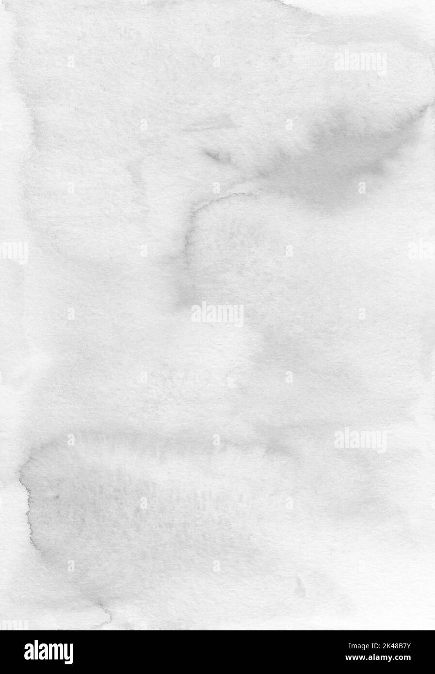 Watercolor pastel gray background. Hand painted black and white texture