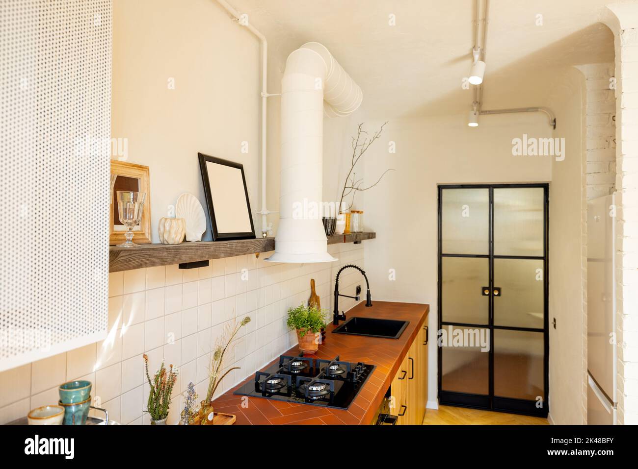 Stylish kitchen interior Stock Photo