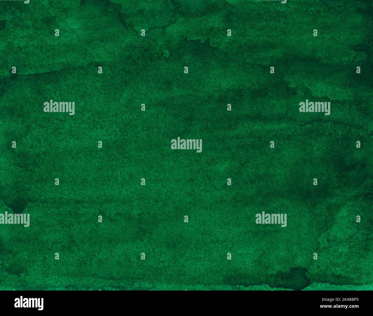 Watercolor deep green background painting. Watercolour abstract dark