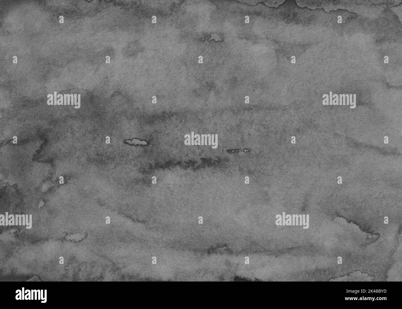 Watercolor dark gray background texture. Old monochrome parchment
