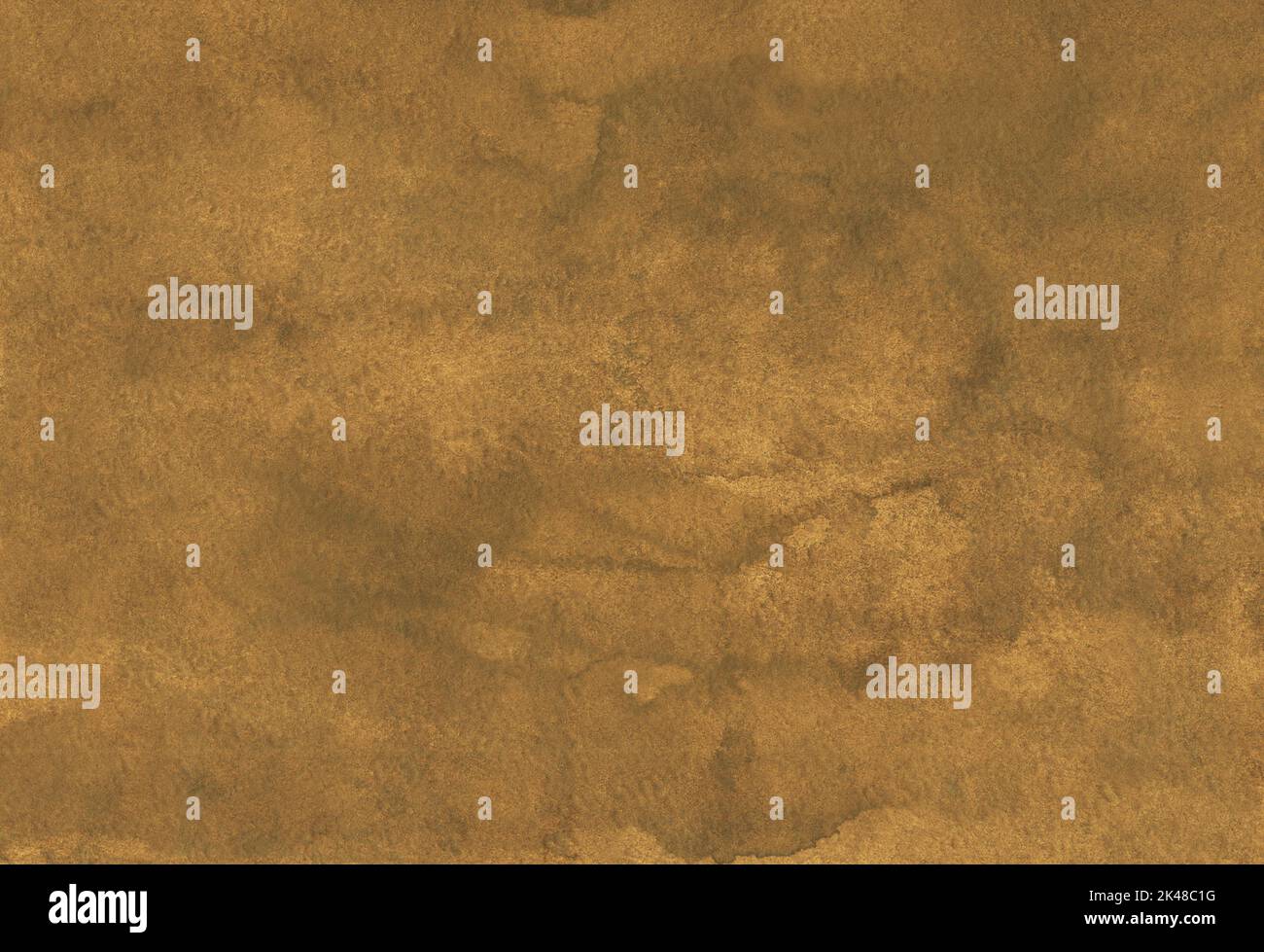 Watercolor old gold color background painting, antique texture