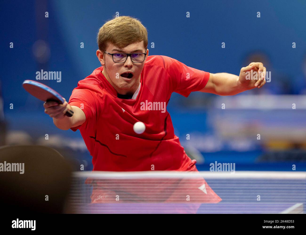CHENGDU, CHINA - OCTOBER 1, 2022 - Alex Lebrun of France competes in ...