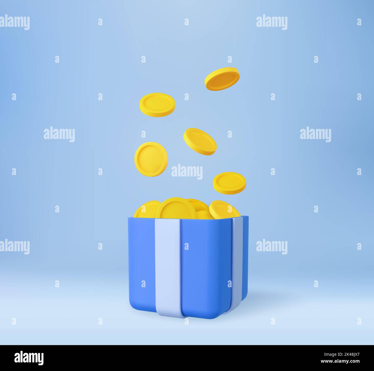 Free gift box concept 3d hi-res stock photography and images - Alamy