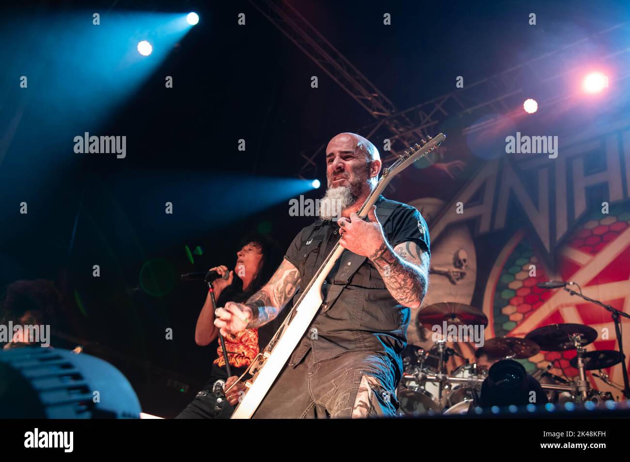 Glasgow, UK. 30th Sep, 2022. Anthrax -  o2 Academy Glasgow 30th September 2022 Credit: Glasgow Green at Winter Time/Alamy Live News Stock Photo