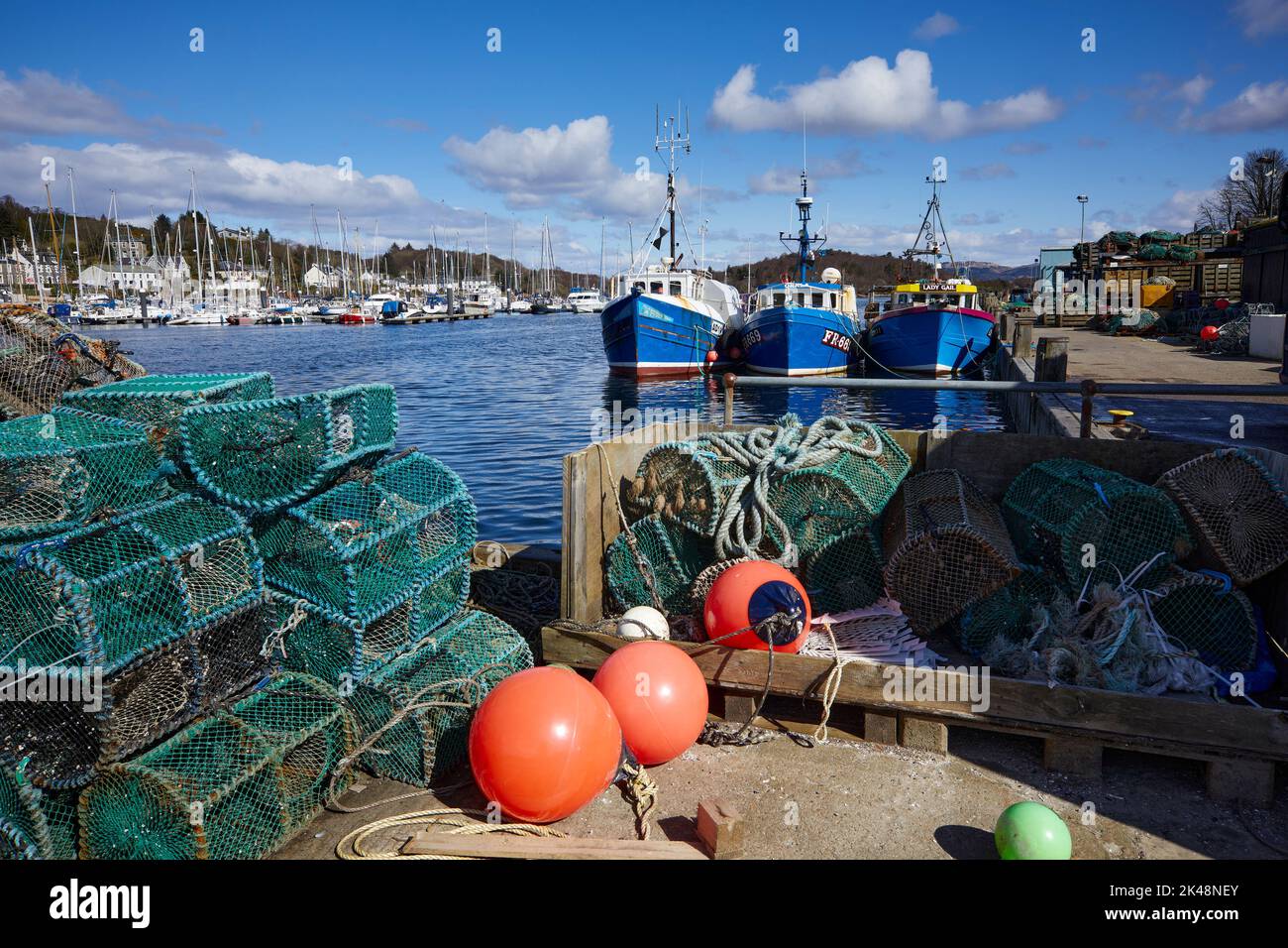 Tarbert Fish Dry stack boats hi-res stock photography and images - Alamy