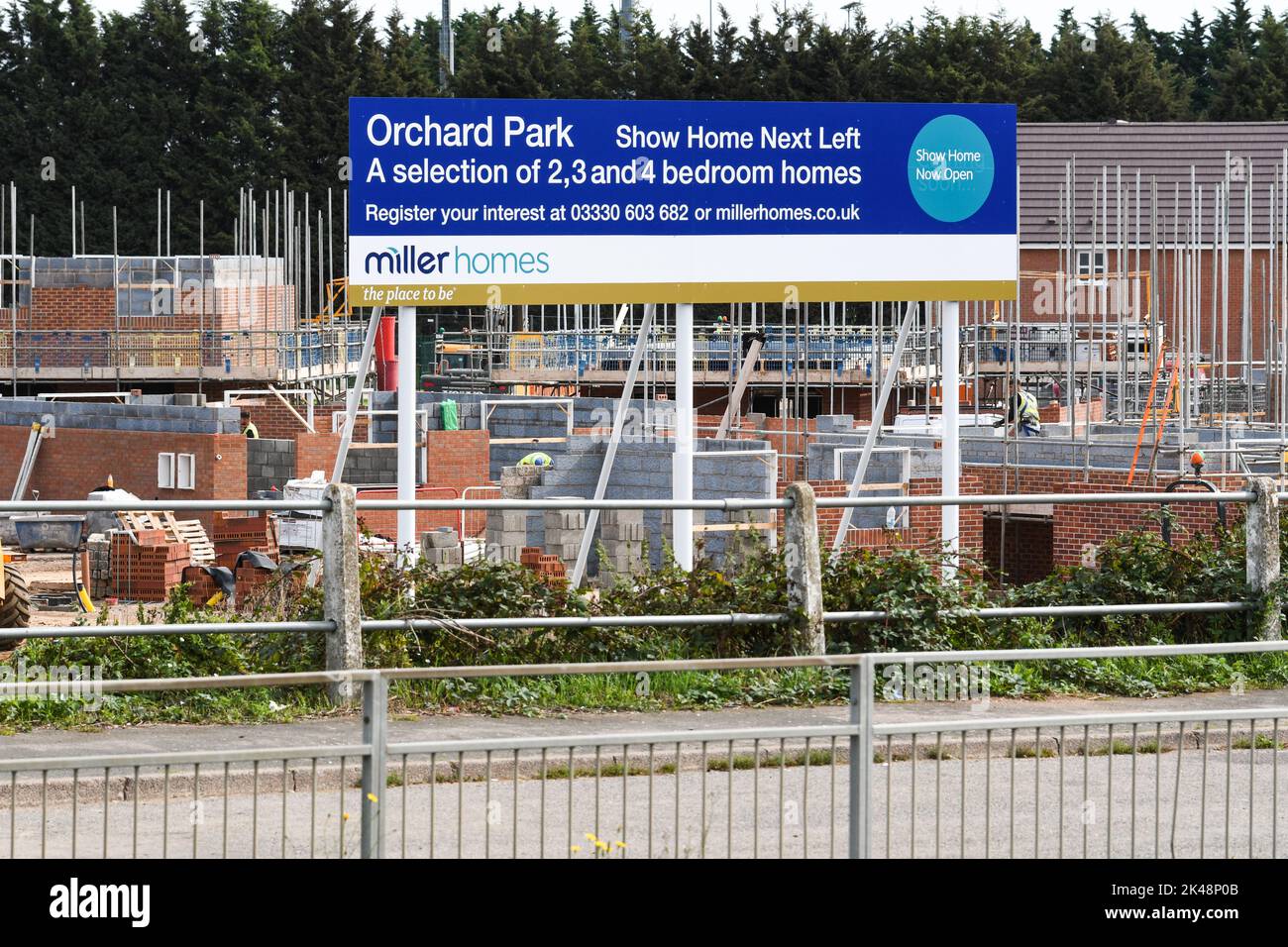 new housing being built in quorn leicestershire Stock Photo Alamy
