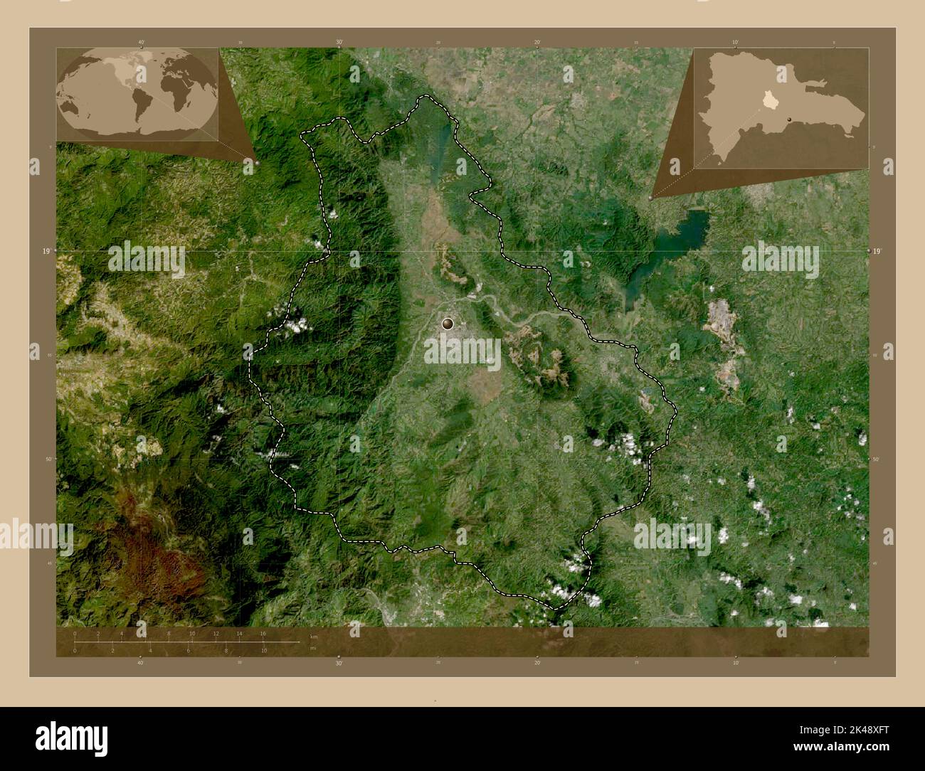 Monsenor Nouel, province of Dominican Republic. Low resolution