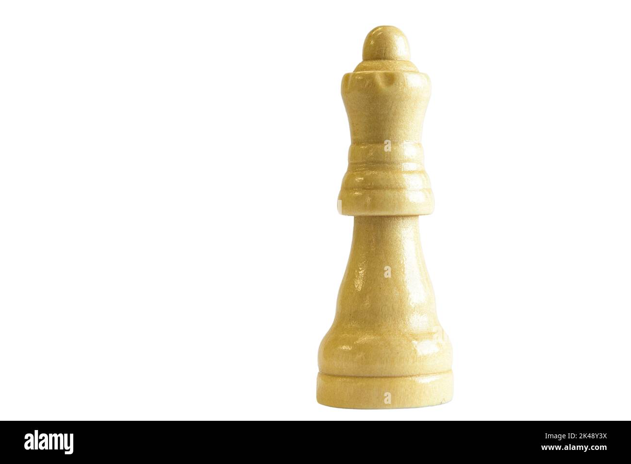 Chess piece isolated in white Stock Photo