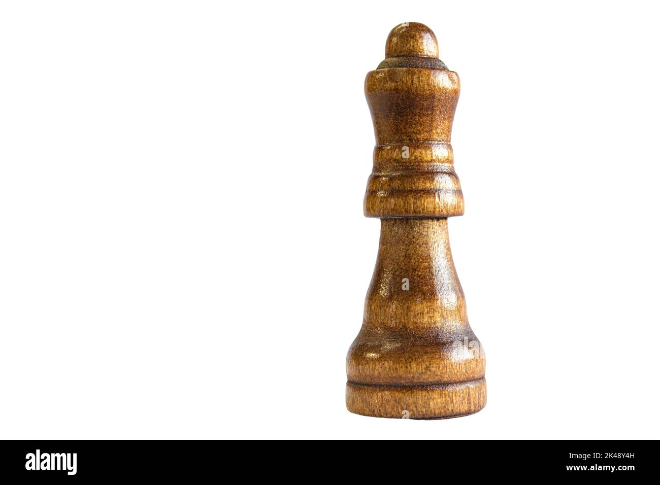 Chess piece isolated in white Stock Photo
