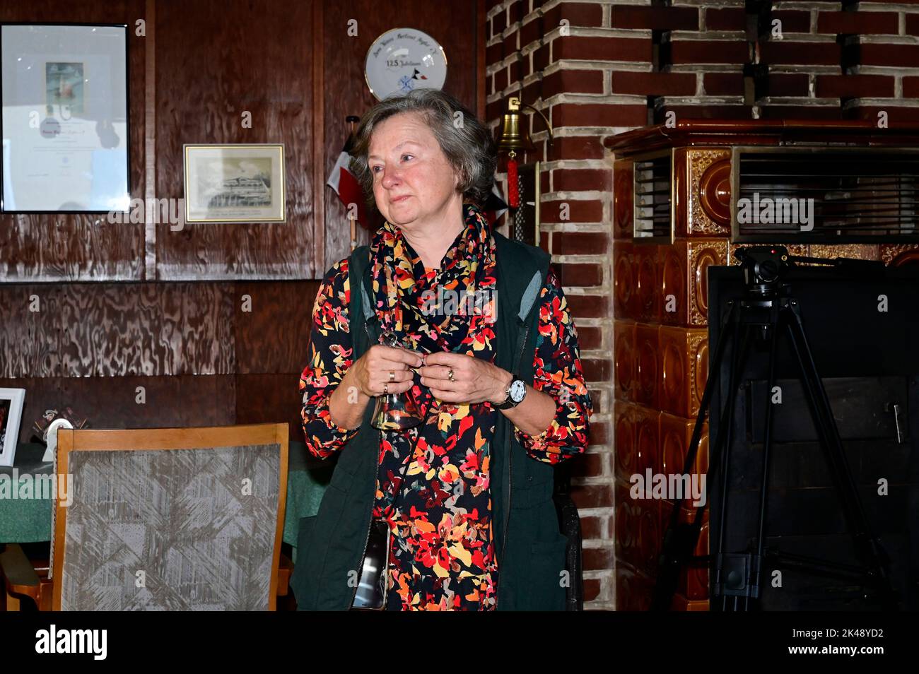 Birgit BehrensOtto bei der Trauerfeier des Schauspielers Heinz Behrens