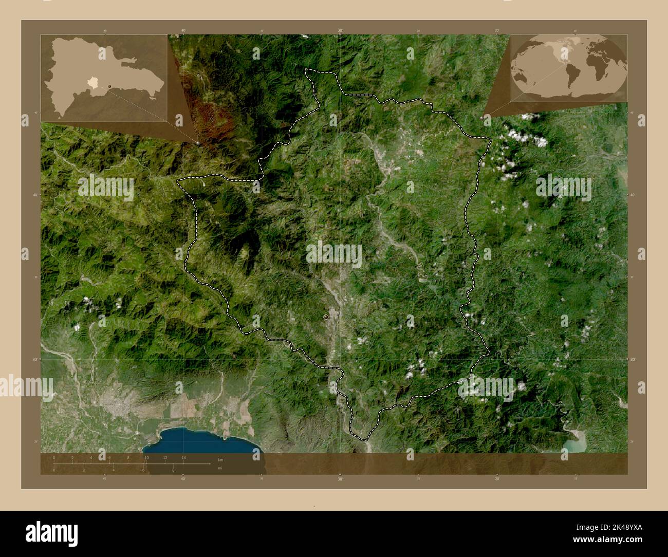 San Jose de Ocoa, province of Dominican Republic. Low resolution