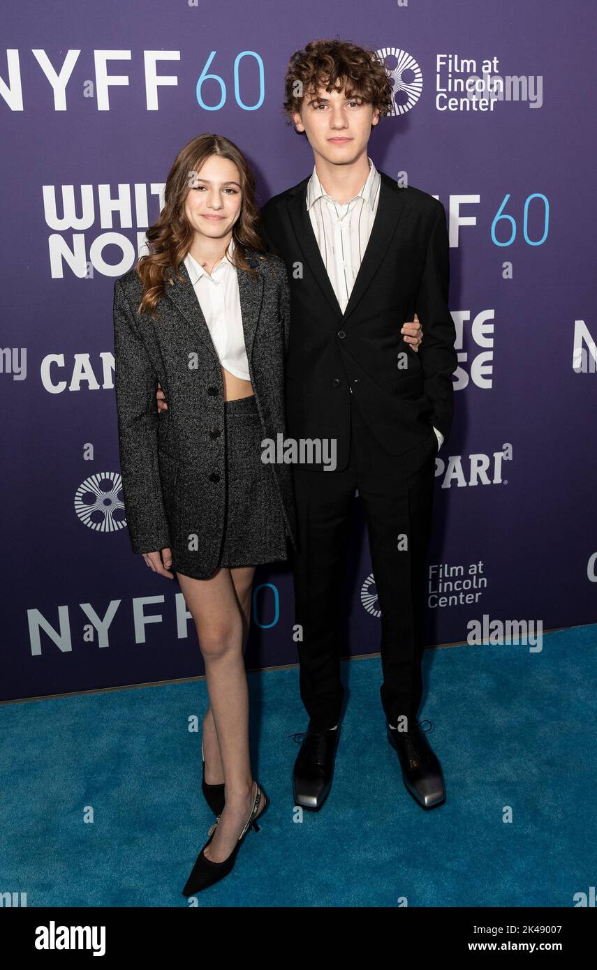 New York, United States. 30th Sep, 2022. May Nivola and Sam Nivola attend screening of Netflix