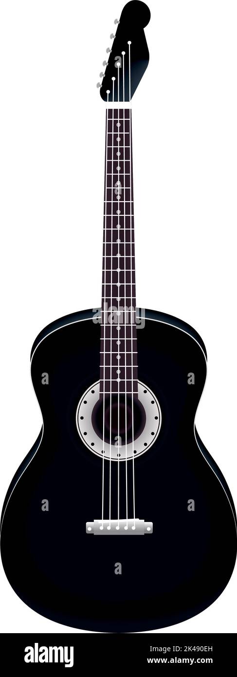 acoustic guitar music instrument Stock Vector Image & Art - Alamy